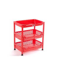 Kệ chén nhựa trung 3 ngăn