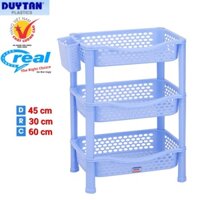 Kệ chén nhựa úp chén dĩa 3 Tầng Kiểu ( Ngang 44 x R30 x Cao 60 cm) NHỰA DUY TÂN