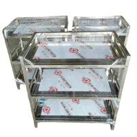 Kệ chén thẻ INOX TO để bếp ga,nồi cơm,kệ sách,kệ gia vị,..- nhiều tầng