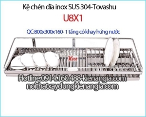 Kệ chén Tovashu U8X1