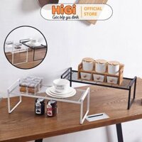 Kệ chia ngăn tủ bếp để gia vị xoong nồi nhà bếp đa năng tiết kiệm không gian chịu lực tốt chống gỉ