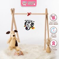 Kệ chữ A cho trẻ sơ sinh đồ chơi cho bé Lalala baby có chốt 2 đầu chắc chắn, gấp gọn, giao HỎA TỐC