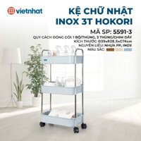 Kệ chữ nhật chân inox 2- 3 tầng có bánh xe, kệ nhà tắm, phòng bếp- kệ gội đầu- kệ để đồ trẻ em đa năng có khay lót nước