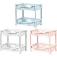 Kệ chữ nhật trung 2 tầng VIỆT NHẬT 5538-2 - Đựng gia vị, chén đĩa, đồ dùng phòng tắm