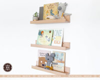 Kệ chữ u treo tường cho spa, nail, salon KTD12