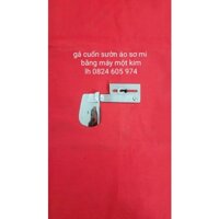 ke cuốn sườn áo sơ mi lắp trên máy một kim