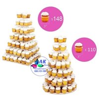 KỆ CUPCAKE MICA 7 TẦNG