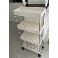 Kệ đa năng 4 tầng có bánh xe