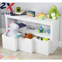 Kệ đa năng, kệ đựng đồ chơi cho bé có ngăn kéo 2X Decor- 2X302