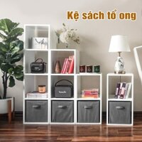 Kệ đa năng kệ gỗ tổ ong nhiều tầng lắp ghép tiện dụng