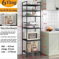 KỆ ĐA NĂNG KHUNG SẮT 6 TẦNG ĐỰNG ĐỒ CỰC CHẮC