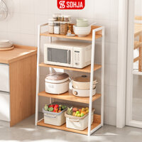 Kệ Đa Năng Kodo 4F Hiện Đại Phòng Khách/ Phòng Bếp Khung Sắt Chống Gỉ - GM06
