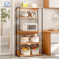 Kệ đa năng nhà bếp khung sắt , kệ để lò vi sóng 3,4,5 tầng - FURNITURE STORE