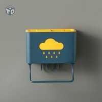 Kệ đám mây: kệ đa năng siêu tiện ích hình đám mây có móc treo khăn