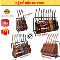 kệ đàn, chân đàn, giá đàn để 3/5/7/9 cây đàn guitar loại tốt chắc chắn, dễ lắp ráp
