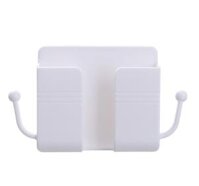 Kệ Dán Tường Có Tai Để Điện Thoại, Remote, Giá Đỡ Điện Thoại Có Móc Treo Tiện Lợi GD704-keDT-rau