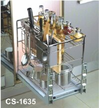 Kệ dao thớt inox sợi Cariny CS-1635