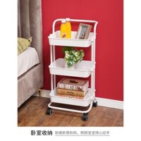 Kệ Đẩy Spa Làm Nail Đa Năng Có Bánh Xe Linh Hoat - Bao gồm khung kệ, khay đựng, ốc vít ( freer ship )