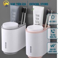 Kệ để bàn chải kem đánh răng Ecoco dán tường thiết kế nhỏ gọn và hiện đại