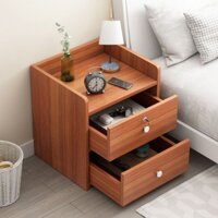 Kệ để bàn đầu giường phòng ngủ tủ đầu giường nhỏ tủ đựng đồ giả gỗ nguyên khối tủ đựng đồ nhỏ mini đơn giản, hiện đại