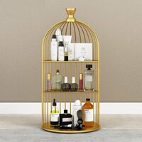 Kệ để bàn đựng mỹ phẩm kiểu lồng chim xinh xắn phong cách Bắc Âu