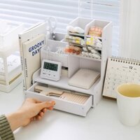 Kệ Để Bàn, Hộp Đựng Bút, Kệ Để Bàn Làm Việc Đa Năng Nhiều Ngăn Tiện Dụng KDB