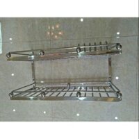 Kệ để bát 2 tầng treo tường inox, giá để bát