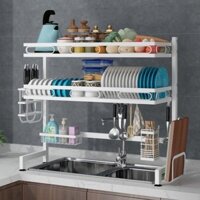 Kệ Để Bát Đĩa Chất Liệu INOX Giá Để Bát Đĩa Nhiều Kích Thước Tiện Lợi, Gọn Gàng