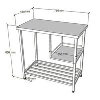 Kệ để bếp ga inox