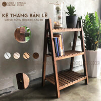 Kệ để cây 3 tầng giá để cây gỗ sồi nội thất decor nhà cửa phong cách hiện đại