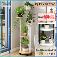Kệ để cây cảnh 5,6 kệ TRÒN, giá để cây cảnh, kệ chậu bông hoa trang trí phòng khách, đôn để cây Jumi