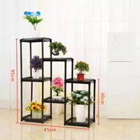 Kệ để cây cảnh bằng nhựa, giá để chậu cây cảnh, kệ chậu bông trang trí phòng khách ban công, vách trang trí