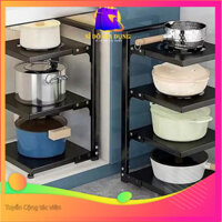 Kệ để chảo, xoong nồi gầm bếp siêu tiện lợi, 3 tầng, 4 tầng cho mọi người lựa chọn