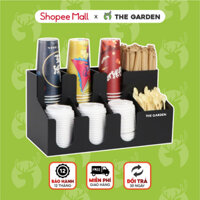 Kệ Để Cốc Trà Sữa 2 tầng THE GARDEN IGWT chất liệu nhựa ABS 9 Ngăn