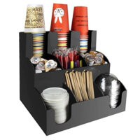 Kệ để cốc trà sữa ly nhựa - Giá đỡ ly nhựa ly giấy take away 9 ngăn cao cấp