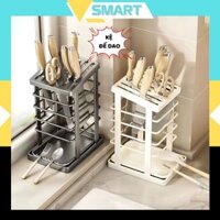 Kệ để dao Giá đựng dao kéo nhiều ngăn bằng nhựa chống nước kệ để đồ nhà bếp đa năng Smart Home - KDNB02