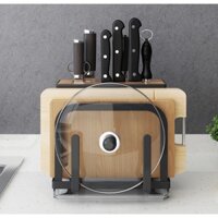 Kệ để dao thớt đa năng giá cài dao thớt tiện lợi cho không gian bếp gọn gàng sạch sẽ sang trọng