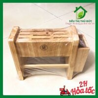 Kệ Để Dao Thớt, Đũa, Muỗng Bằng Gỗ Kiểu Đứng - Thương Hiệu Trường Sơn Việt Nam
