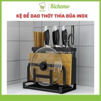 Kệ để dao thớt Giá đựng đồ dùng nhà bếp đa năng thép không gỉ M06 (vỏ thùng kệ dao-thớt- đũa)