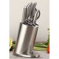 KỆ ĐỂ DAO THỚT INOX CAO CẤP KHÔNG GỈ. ỐNG ĐÊ DAO KÉO INOX