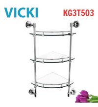 Kệ để đồ 3 tầng inox VICKI KG3T503