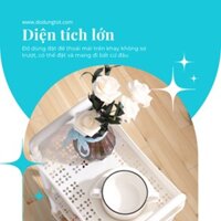 Kệ Để Đồ 4 Tầng Đa Năng, Kệ Đựng Đồ Có Bánh Xe Đẩy Đa Năng