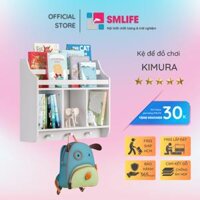 Kệ để đồ chơi cho bé SMLIFE Kimura  Gỗ MDF dày 17mm chống ẩm  D60xR20xC52cm