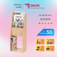 Kệ để đồ chơi cho bé SMLIFE Koukin  Gỗ MDF dày 17mm chống ẩm  D30xR23xC80cm