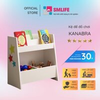 Kệ để đồ chơi cho bé SMLIFE Kanabra | Gỗ MDF dày 17mm chống ẩm | D60xR30xC60cm