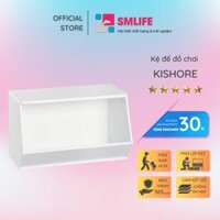 Kệ để đồ chơi cho bé SMLIFE Kishore  Gỗ MDF dày 17mm chống ẩm  D60xR38xC38cm