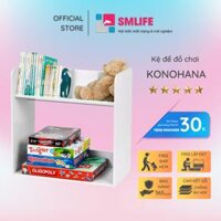 Kệ để đồ chơi cho bé SMLIFE Konohana  Gỗ MDF dày 17mm chống ẩm  D60xR30xC60cm
