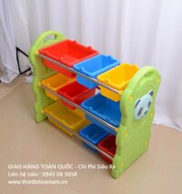 Kệ Để Đồ Chơi Hình Gấu Trúc Cho Bé