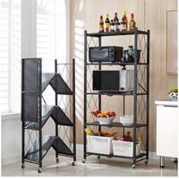 Kệ Để Đồ Đa Năng Gấp Gọn Cao Cấp 3 & 4 & 5 Tầng - Kệ Bếp - Kệ Để Lò Vi Sóng