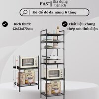 Kệ Để Đồ Đa Năng-Kệ Nhà Bếp, Kệ Phòng Khách Khung Thép Cacbon Cứng Cáp [Onesmart]